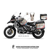 BMW R1200/1250 GS & GS Adventure Sticker – 'Rusty Heritage' Design - HUGSTICKERCUSTOM